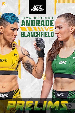 UFC Fight Night 219: Andrade vs. Blanchfield poszter
