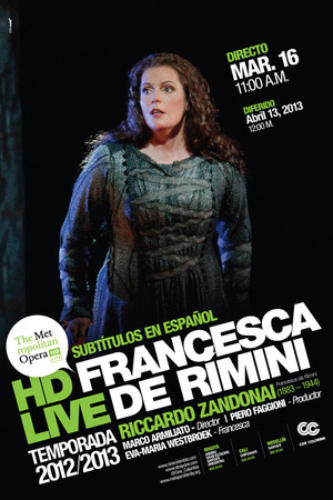 The Metropolitan Opera: Francesca da Rimini poszter