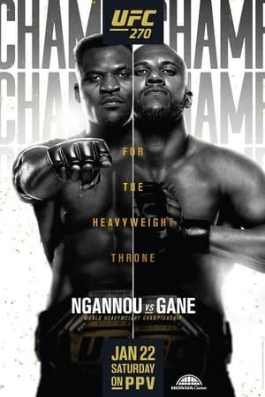 UFC 270: Ngannou vs. Gane poszter