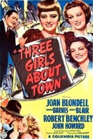 Three Girls About Town poszter