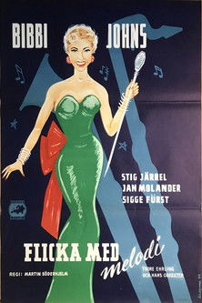 Flicka med melodi poszter
