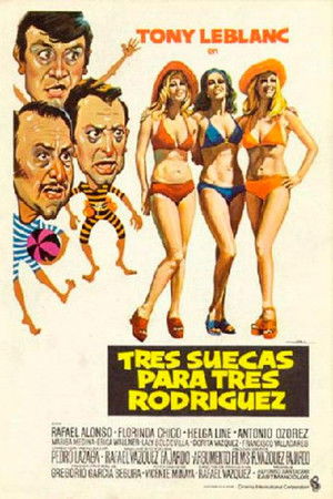 Tres suecas para tres Rodríguez poszter