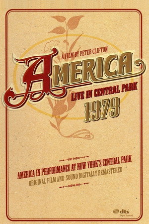 America - Live in Central Park 1979 poszter