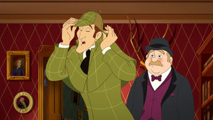 Tom és Jerry és Sherlock Holmes háttérkép