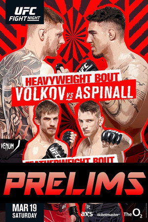 UFC Fight Night 204: Volkov vs. Aspinall poszter