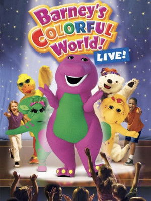 Barney's Colorful World, Live! poszter