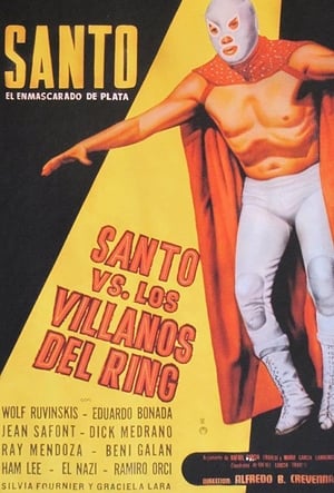 Santo el Enmascarado de Plata vs. los villanos del ring poszter