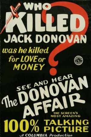 The Donovan Affair poszter