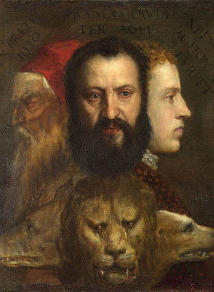 Allegoria della prudenza poszter