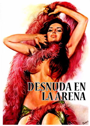 Desnuda en la arena poszter
