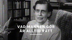 Vad mannen gör är alltid rätt háttérkép