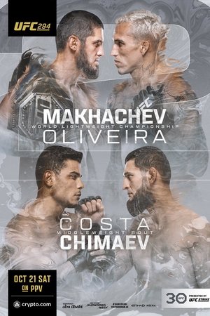UFC 294: Makhachev vs. Volkanovski 2 poszter