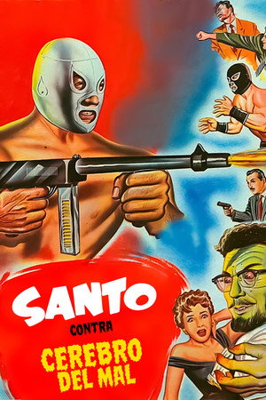 Santo contra cerebro del mal poszter