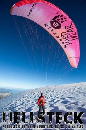 Ueli Steck - Paraglides Between Mountains In The Swiss Alps poszter