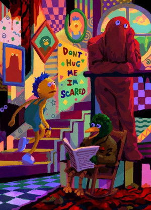 Don't Hug Me I'm Scared poszter