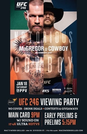 UFC 246: McGregor vs. Cowboy poszter