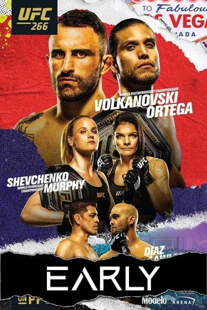 UFC 266: Volkanovski vs. Ortega poszter