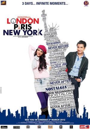 London, Párizs, New York poszter