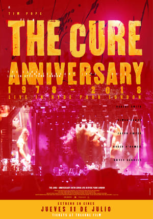 The Cure - Anniversary 1978 - 2018 - Live In Hyde Park poszter