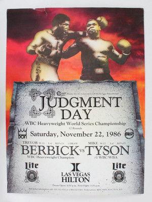Mike Tyson vs Trevor Berbick poszter