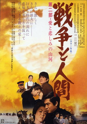 戦争と人間　第二部 poszter