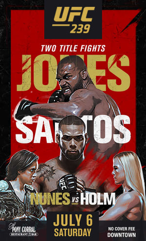 UFC 239: Jones vs. Santos poszter