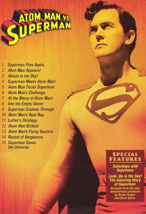 Atom Man vs. Superman poszter