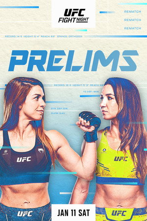 UFC Fight Night 249: Dern vs. Ribas 2 poszter