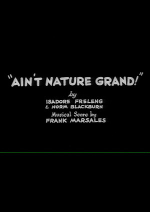 Ain't Nature Grand! poszter