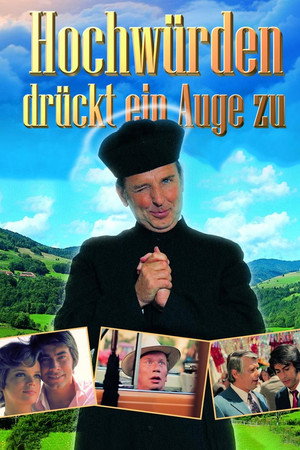 Hochwürden drückt ein Auge zu poszter