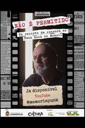 Não é Permitido: um recorte da censura ao Punk Rock no Brasil poszter