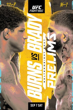 UFC Fight Night 242: Burns vs. Brady poszter