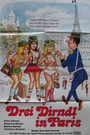 Drei Dirndl in Paris poszter