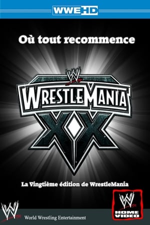 WWE WrestleMania XX poszter