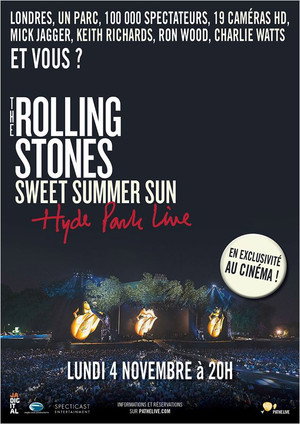 The Rolling Stones: Sweet Summer Sun - Hyde Park Live poszter