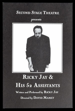Ricky Jay and His 52 Assistants poszter