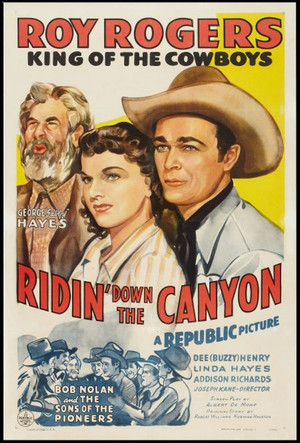 Ridin' Down the Canyon poszter