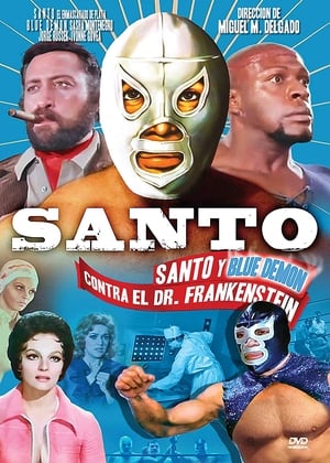 Santo y Blue Demon contra el doctor Frankenstein poszter