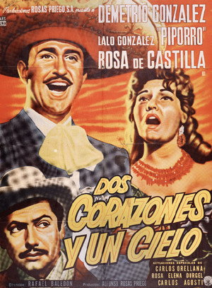 Dos corazones y un cielo poszter