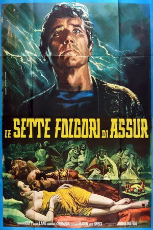 Le sette folgori di Assur poszter