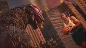 Godzilla vs Charles Barkley háttérkép