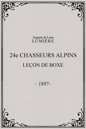 24ème chasseurs alpins : leçon de boxe