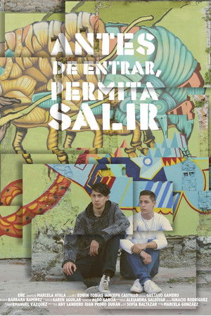 Antes de entrar, permita salir poszter