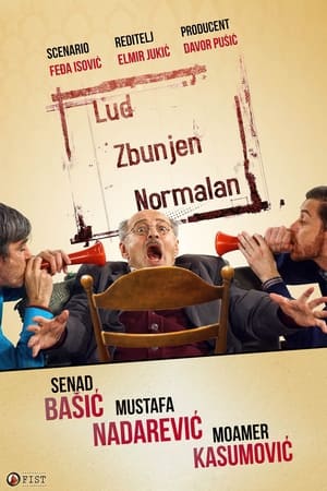 Lud, zbunjen, normalan poszter