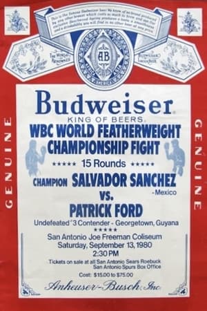 Salvador Sanchez vs. Patrick Ford poszter