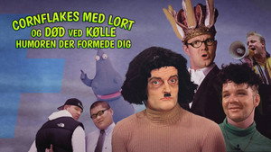 Cornflakes med lort og død ved kølle - humoren der formede dig kép