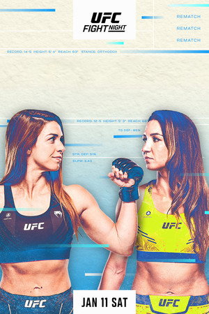 UFC Fight Night 249: Dern vs. Ribas 2 poszter