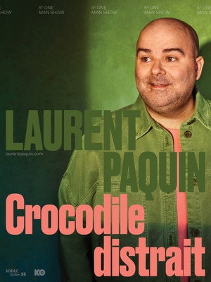 Laurent Paquin - Crocodile Distrait poszter