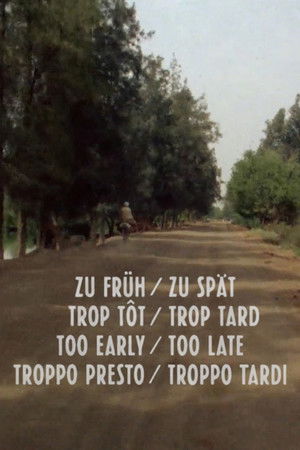 Trop tôt, trop tard poszter