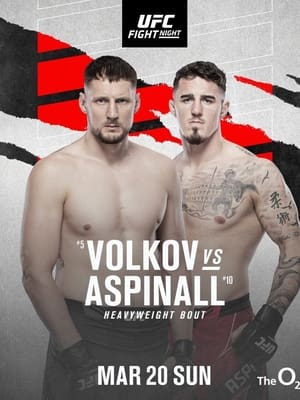 UFC Fight Night 204: Volkov vs. Aspinall poszter